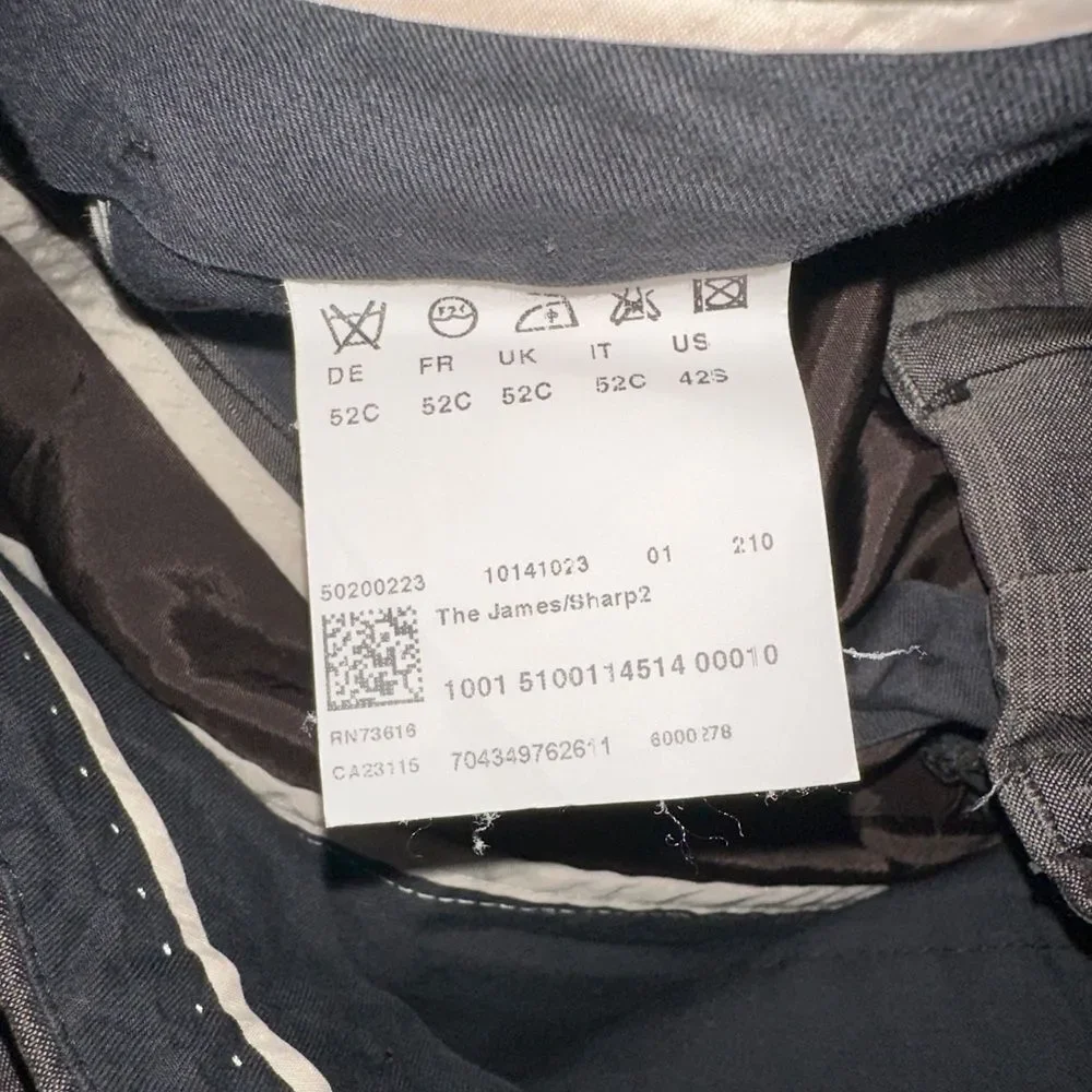 Stunning Hugo Boss Suit made from Mohair Wool